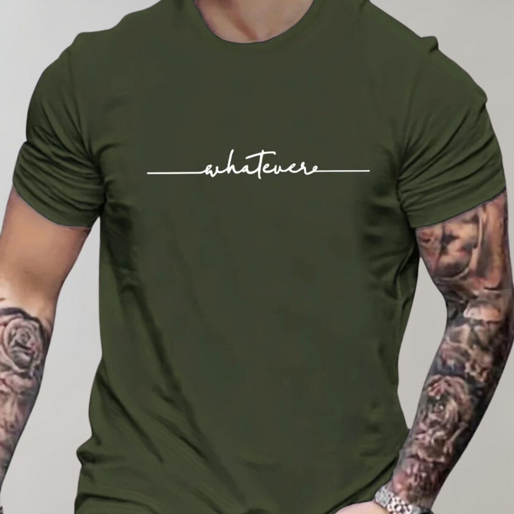 Kay - Casual heren t-shirt met ronde hals voor de zomer