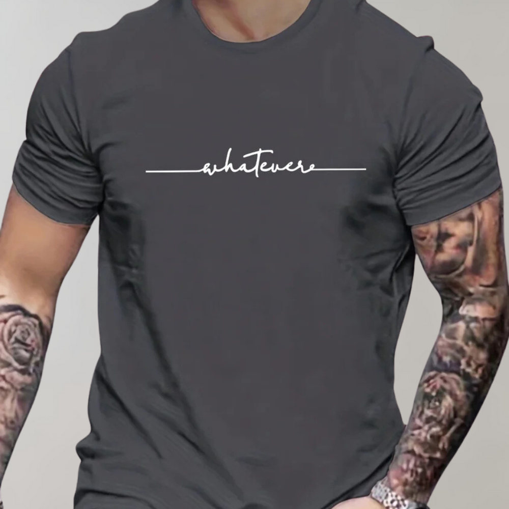 Kay - Casual heren t-shirt met ronde hals voor de zomer