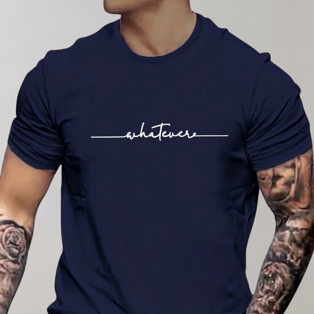 Kay - Casual heren t-shirt met ronde hals voor de zomer