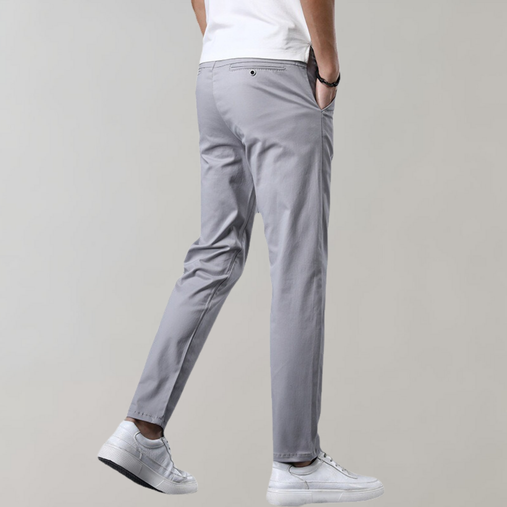 Konrad - Slimme casual chino broek voor de zomer
