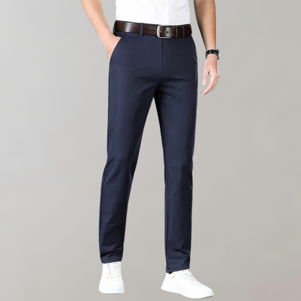 Konrad - Slimme casual chino broek voor de zomer