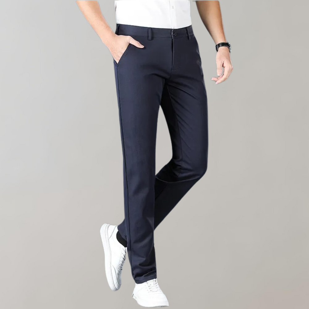 Konrad - Slimme casual chino broek voor de zomer