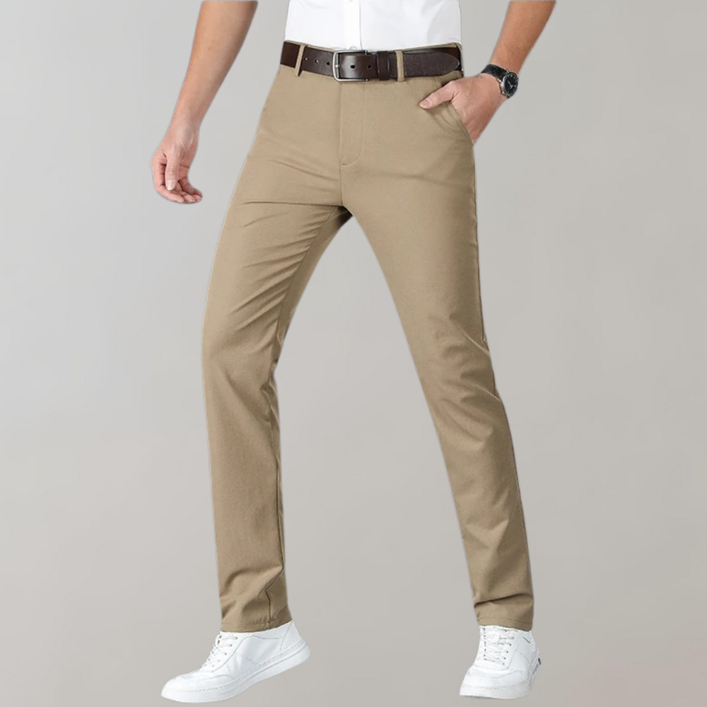 Konrad - Slimme casual chino broek voor de zomer