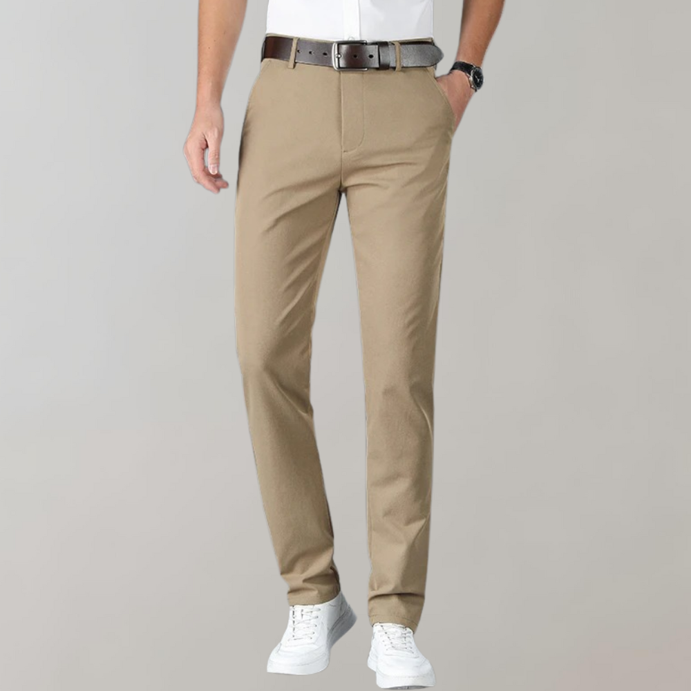 Konrad - Slimme casual chino broek voor de zomer