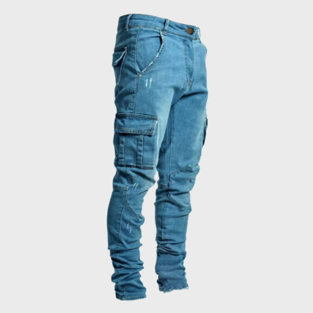 Lauge - Heren casual cargo zomerbroek