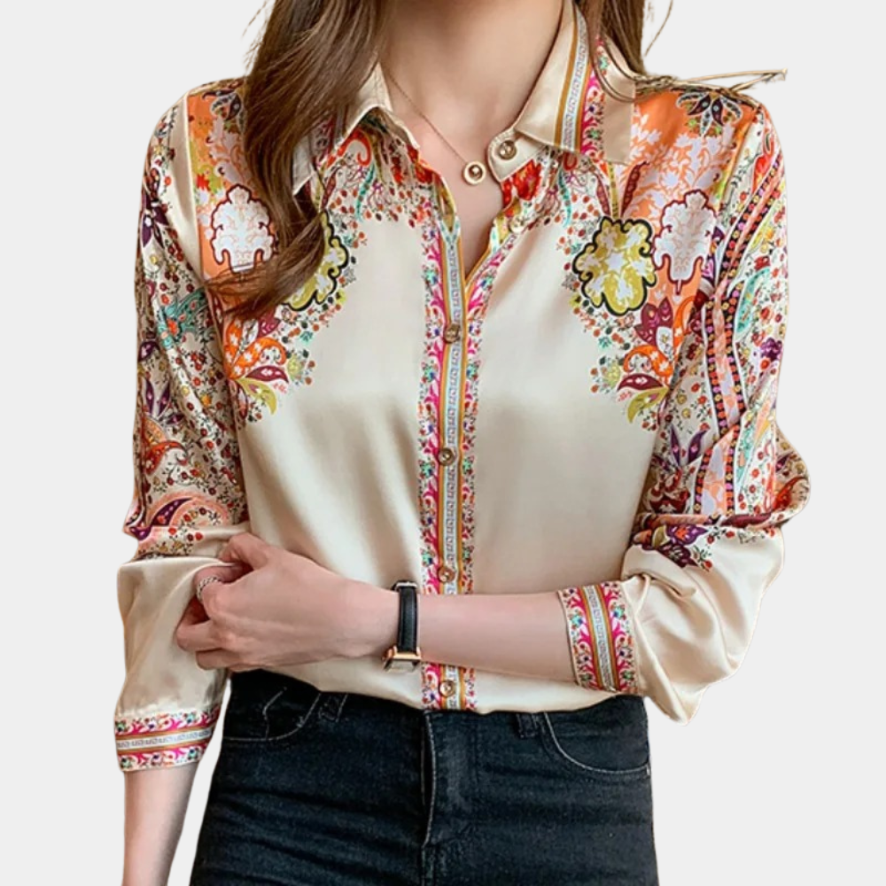 Amber - Elegante damesblouse voor de zomer