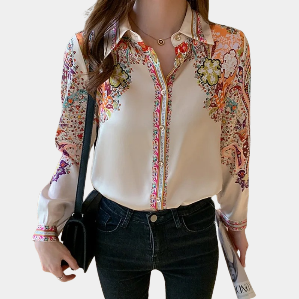 Amber - Elegante damesblouse voor de zomer