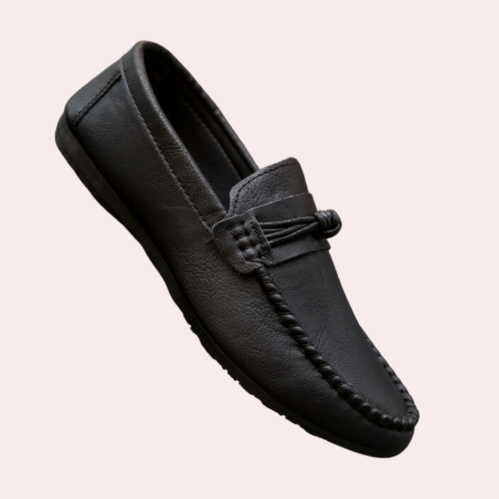 Leandro - Zomerse Herenloafers met Ronde Neus