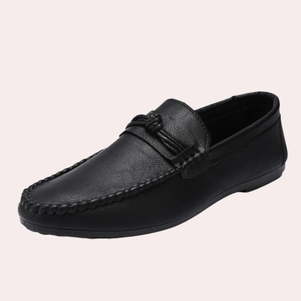 Leandro - Zomerse Herenloafers met Ronde Neus