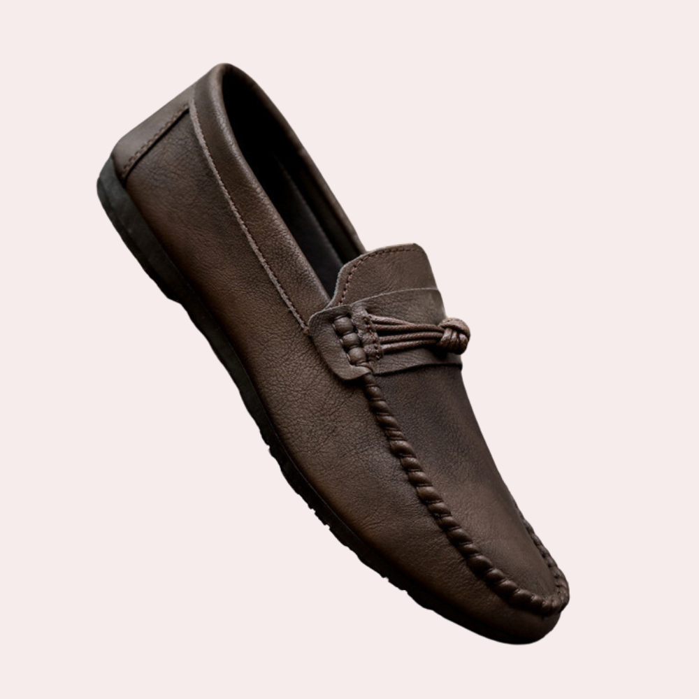 Leandro - Zomerse Herenloafers met Ronde Neus