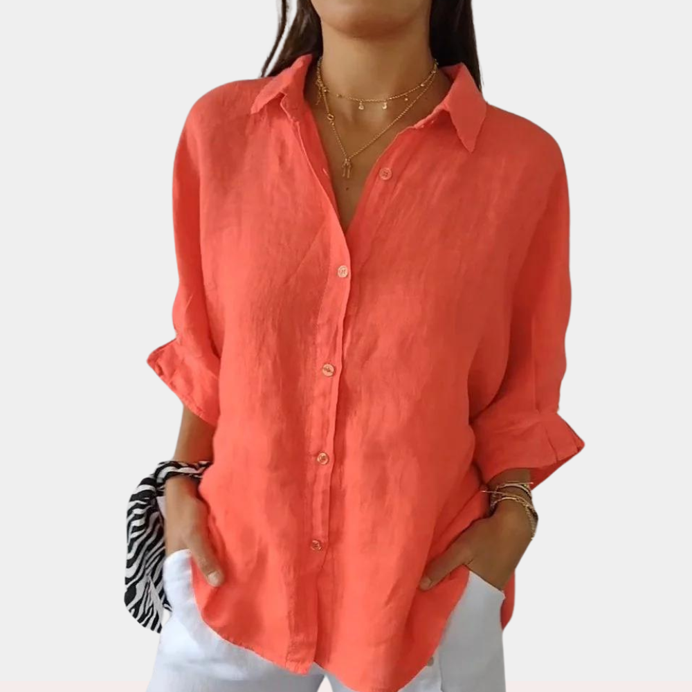 Liva - Casual zomerblouse voor vrouwen - Perfect voor Lente en Zomer