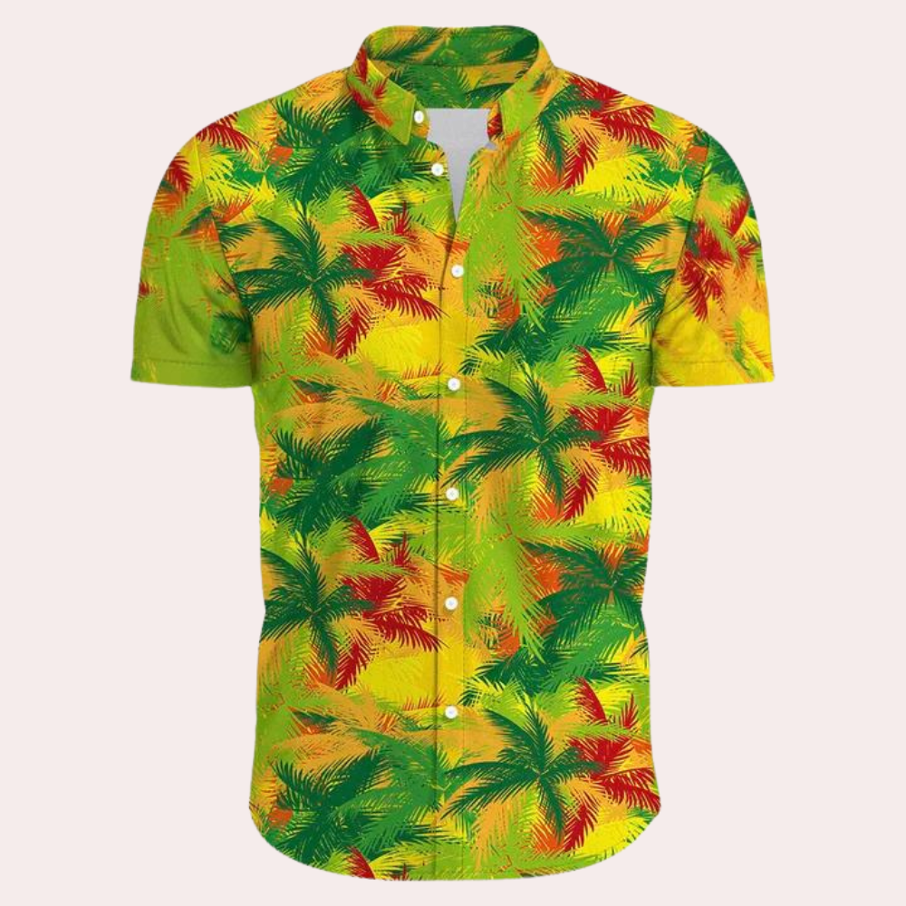 Andre - Kleurrijk en trendy Hawaïaans mannenhemd voor de zomer