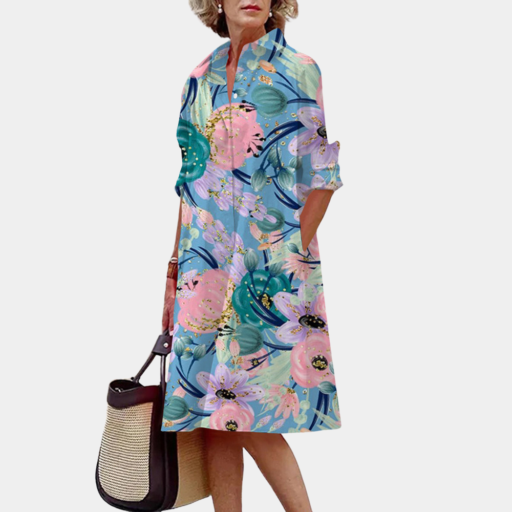 Anastasia - Elegante dameshemdjurk voor de zomer