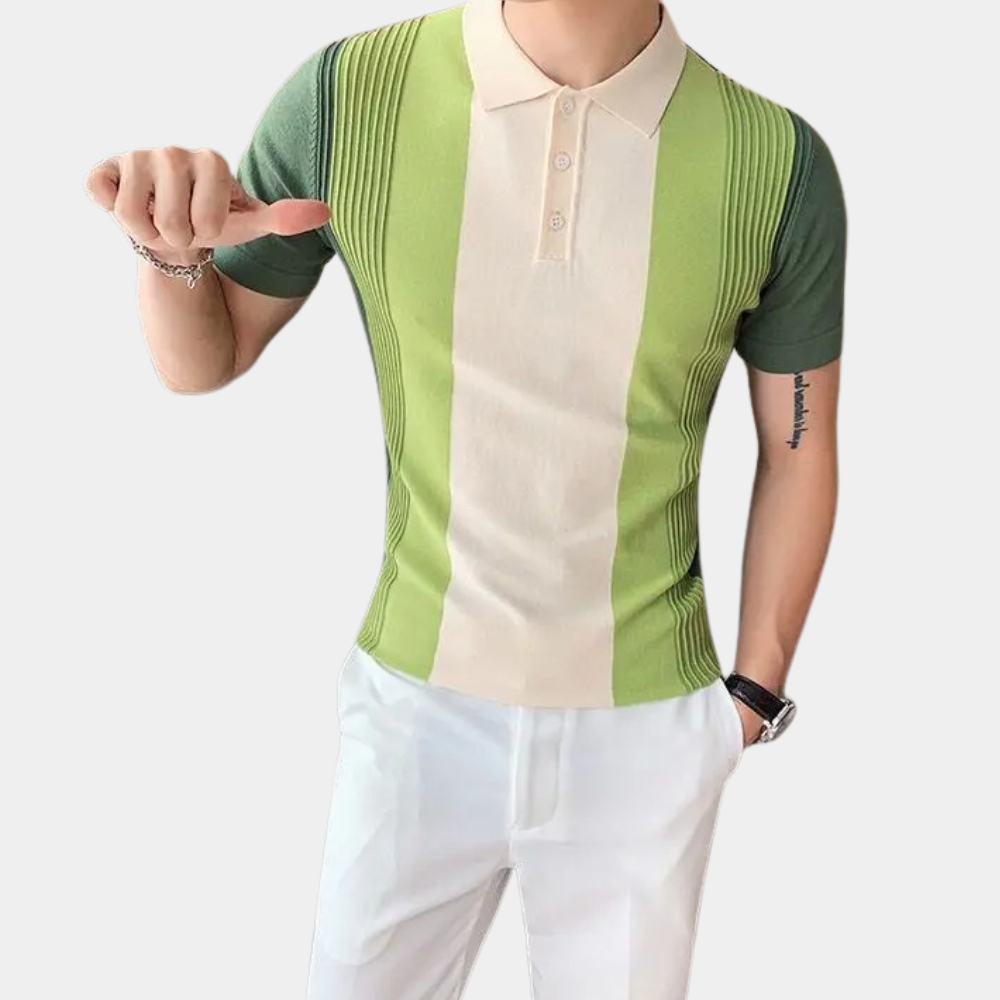 Jordin - Gestreept herenpoloshirt voor de zomer