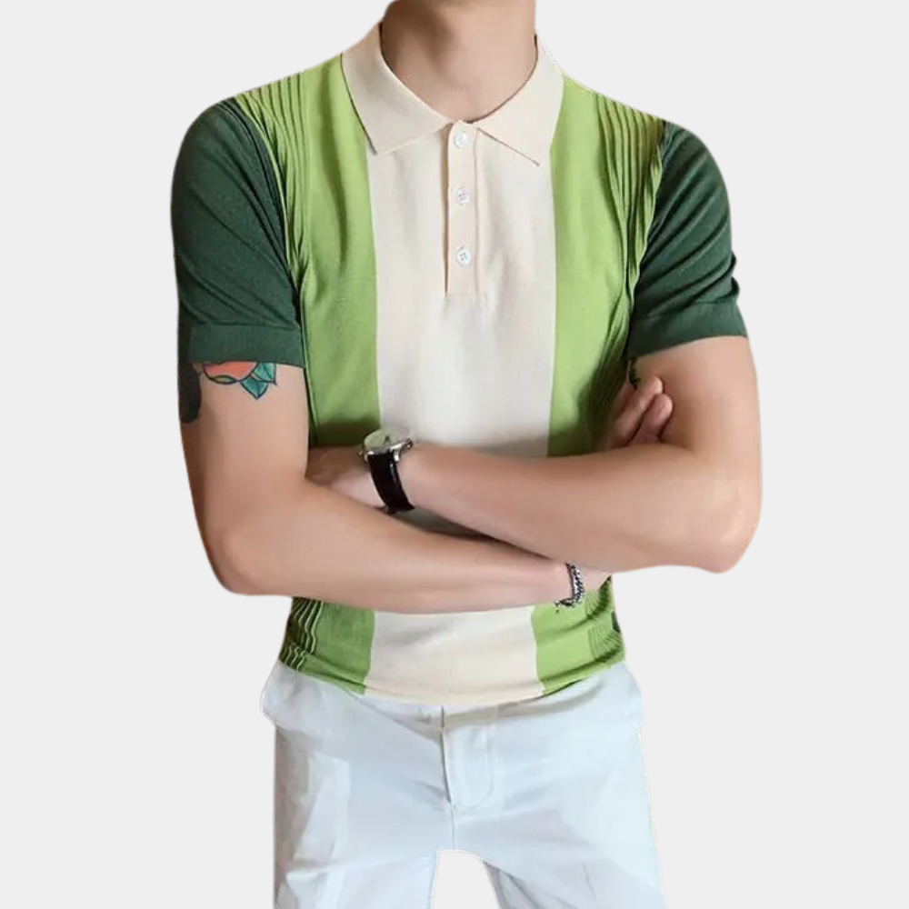 Jordin - Gestreept herenpoloshirt voor de zomer