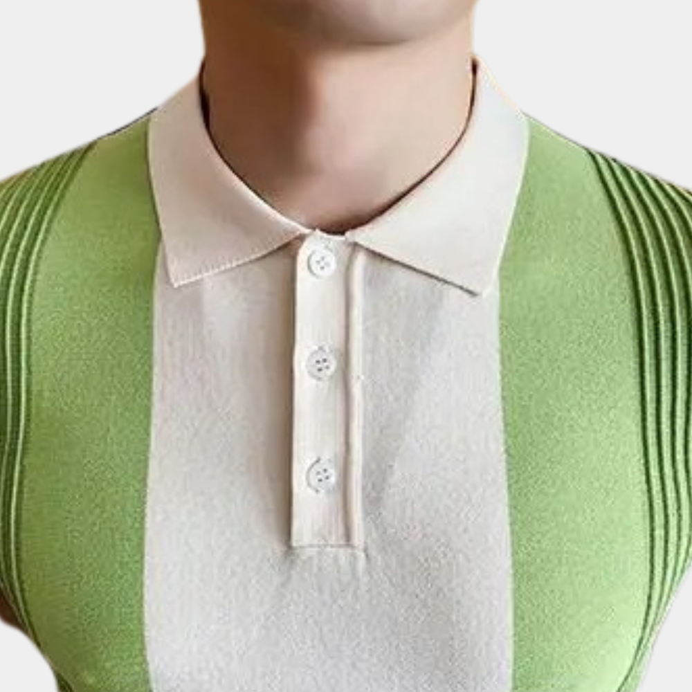 Jordin - Gestreept herenpoloshirt voor de zomer