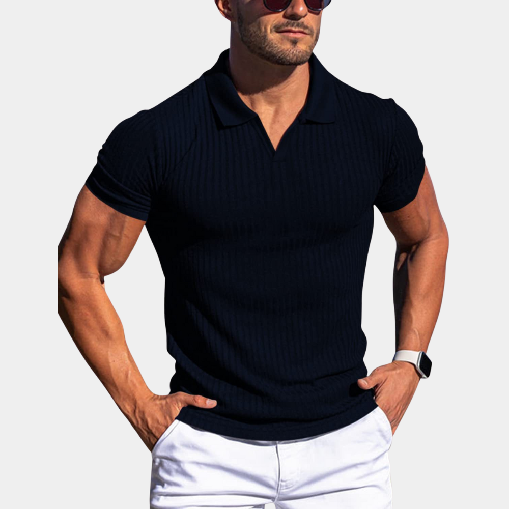 Adolf - Heren getailleerd poloshirt voor de zomer