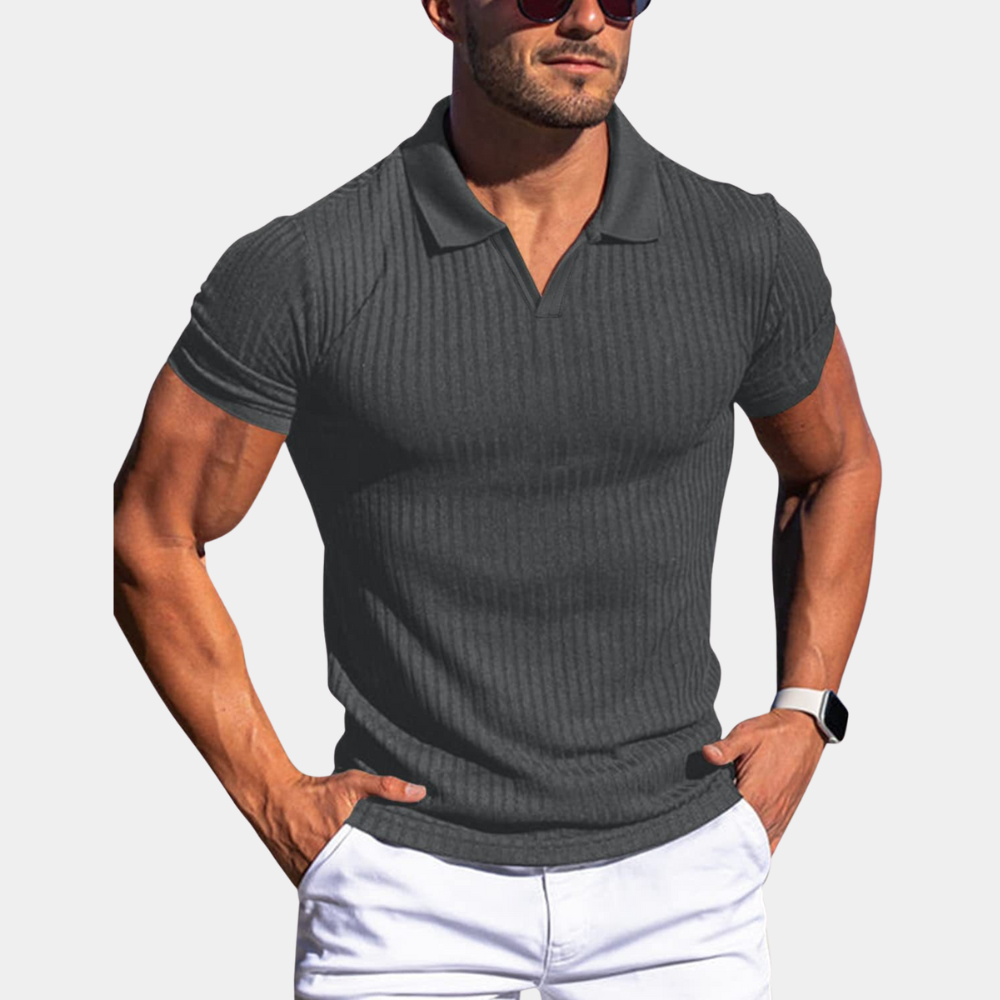Adolf - Heren getailleerd poloshirt voor de zomer