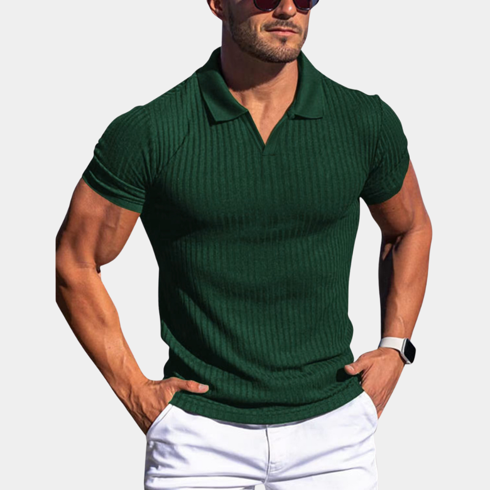 Adolf - Heren getailleerd poloshirt voor de zomer