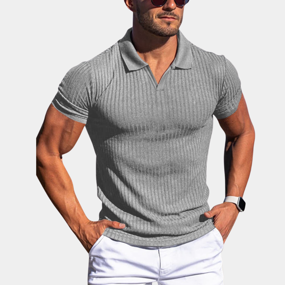 Adolf - Heren getailleerd poloshirt voor de zomer
