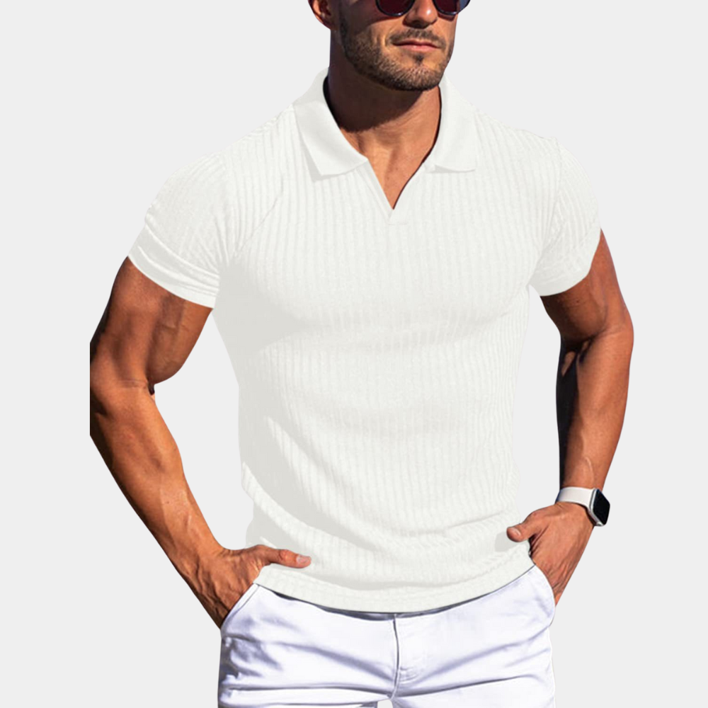 Adolf - Heren getailleerd poloshirt voor de zomer