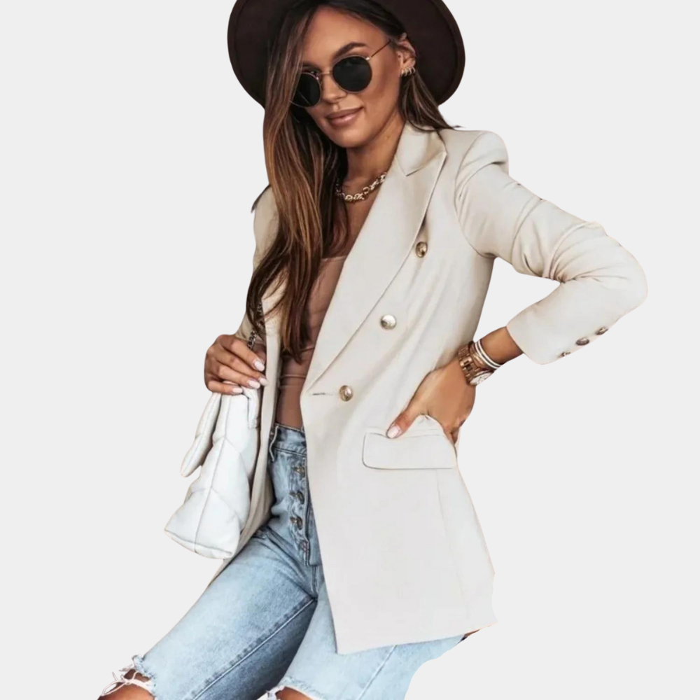 Antonella - Eenvoudige damesblazer voor de zomer