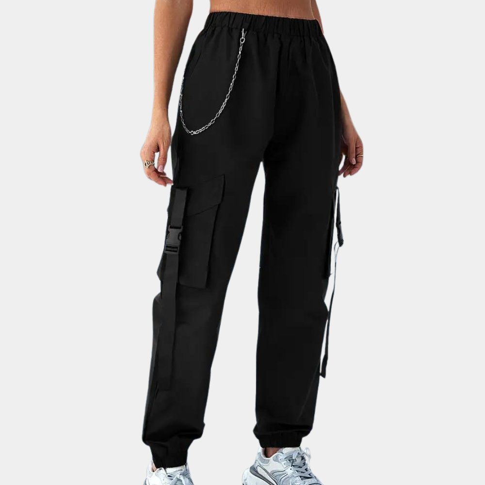 Jolanda - Luchtige dames joggingbroek met elastische taille voor de zomer