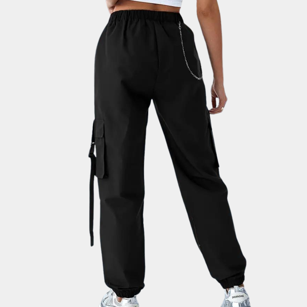 Jolanda - Luchtige dames joggingbroek met elastische taille voor de zomer
