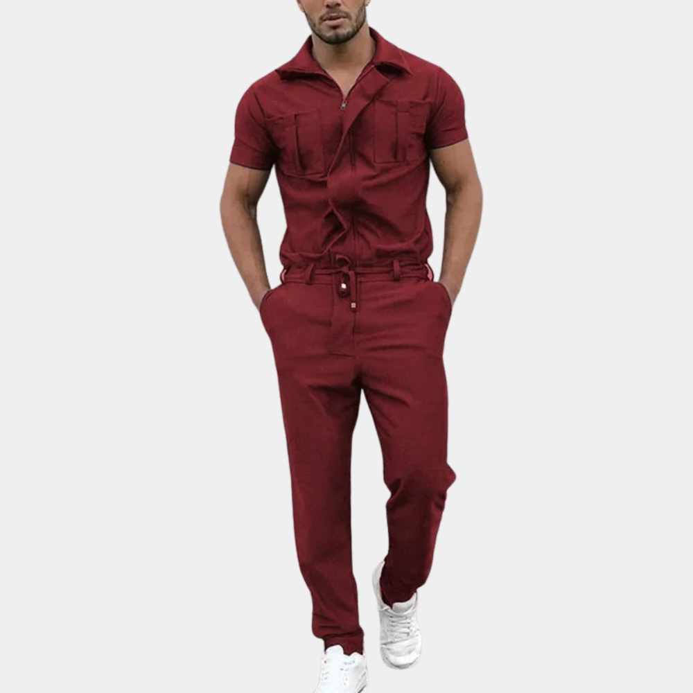 Anselmo - Moderne zomerse jumpsuit voor heren