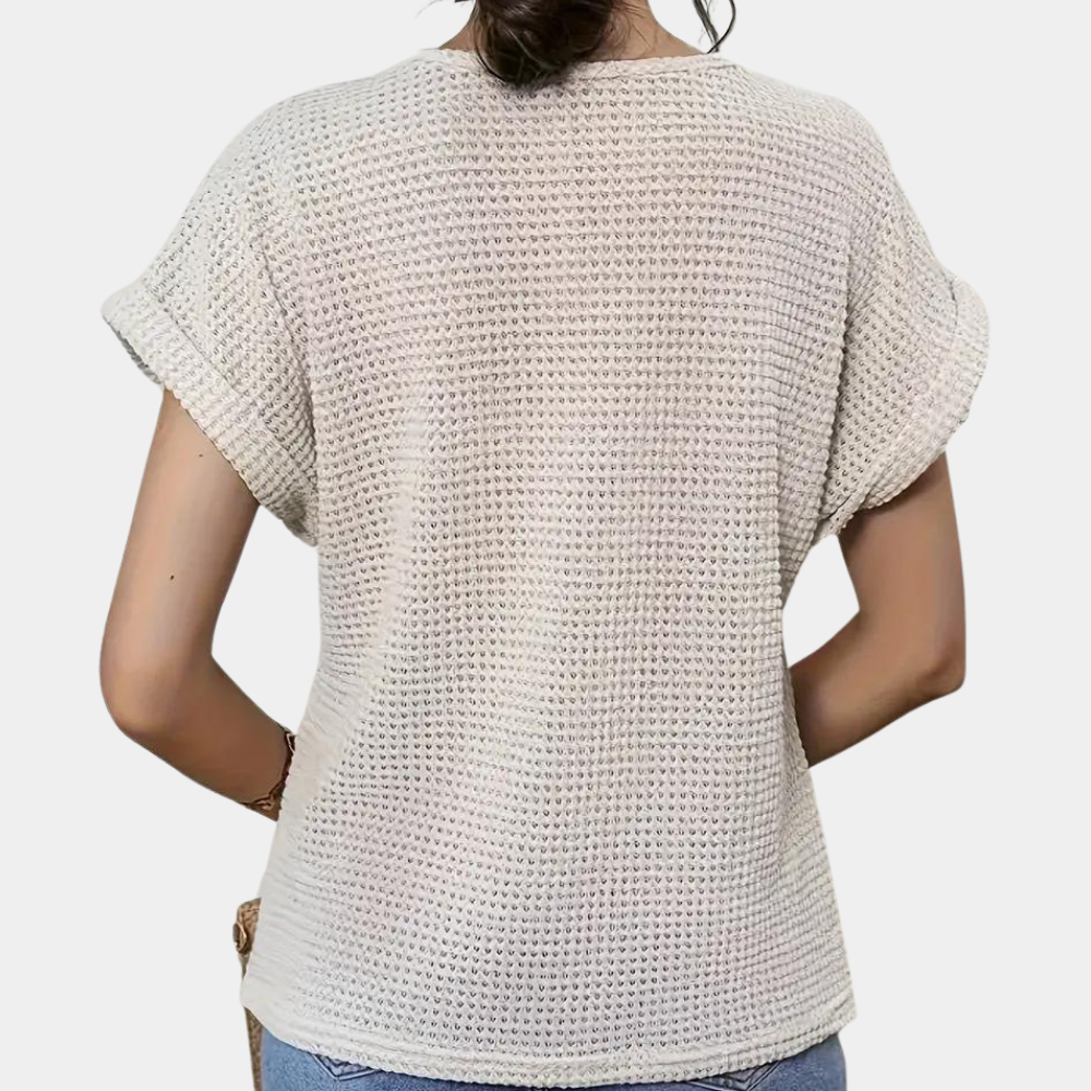 Lazda - Stijlvol Zomert-shirt met ronde hals