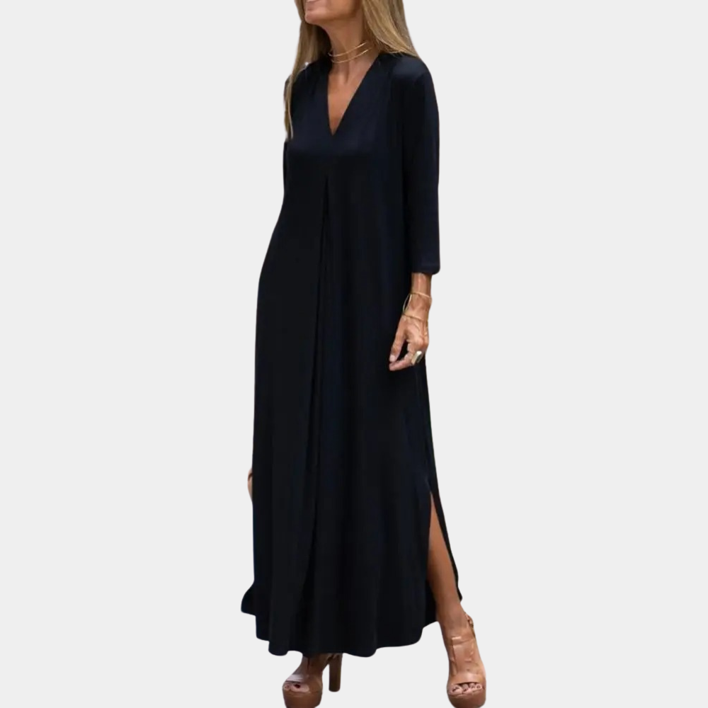 Aline - Stijlvolle lange damesjurk voor de zomer