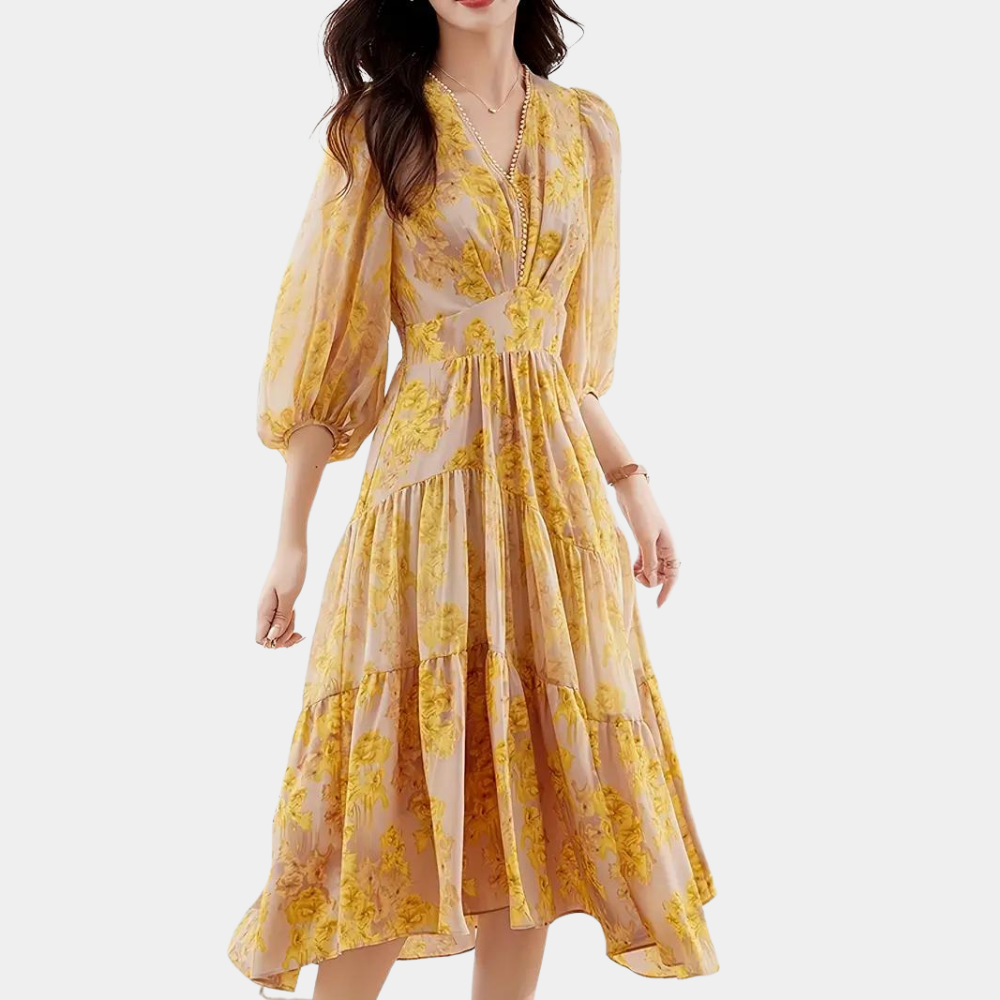 Lolita - Elegante zomerse gebloemde damesjurk