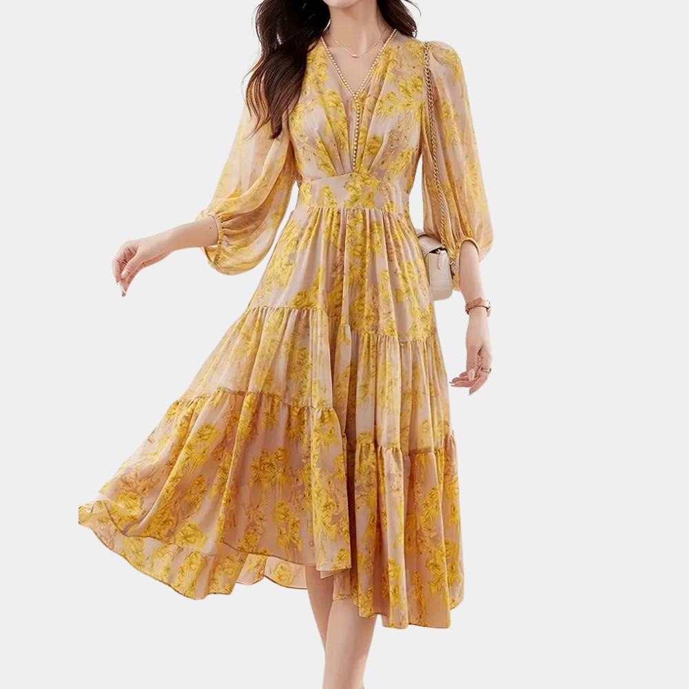 Lolita - Elegante zomerse gebloemde damesjurk
