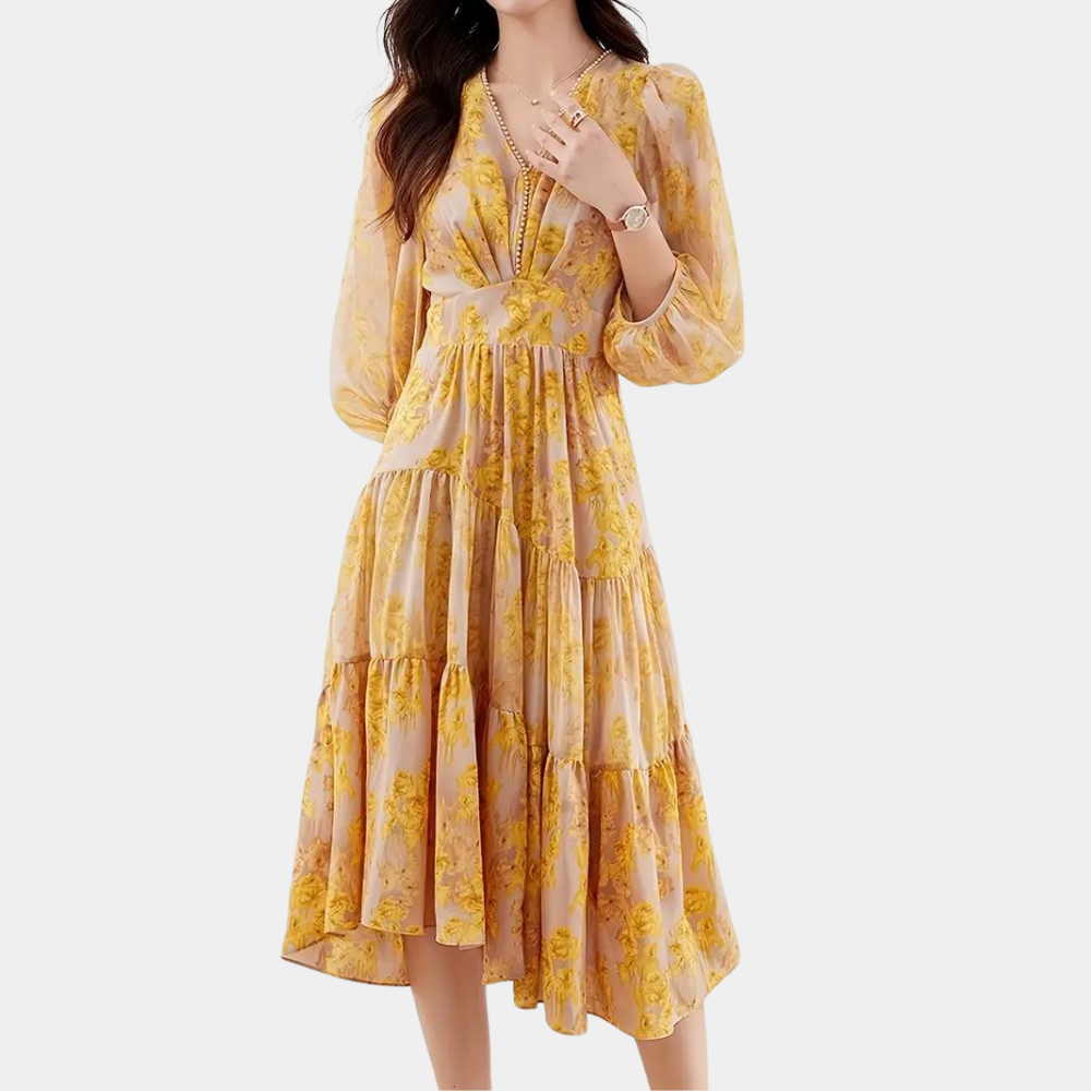Lolita - Elegante zomerse gebloemde damesjurk