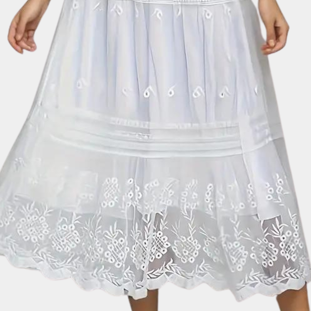 Lasma - Off shoulder kanten zomerjurk voor dames