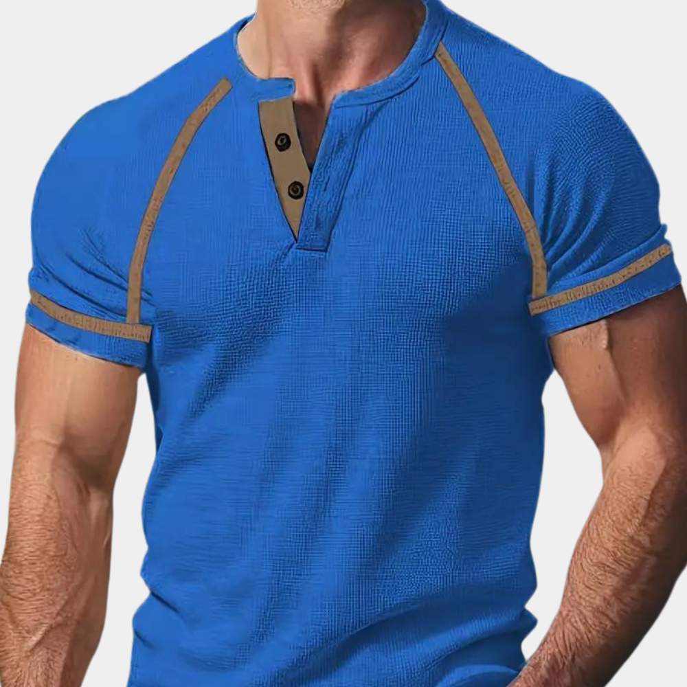 Ademend heren t-shirt met korte mouwen voor de zomer