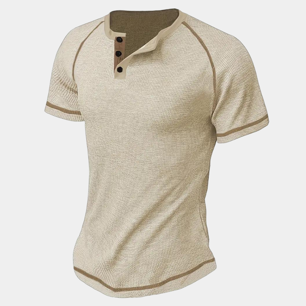 Ademend heren t-shirt met korte mouwen voor de zomer