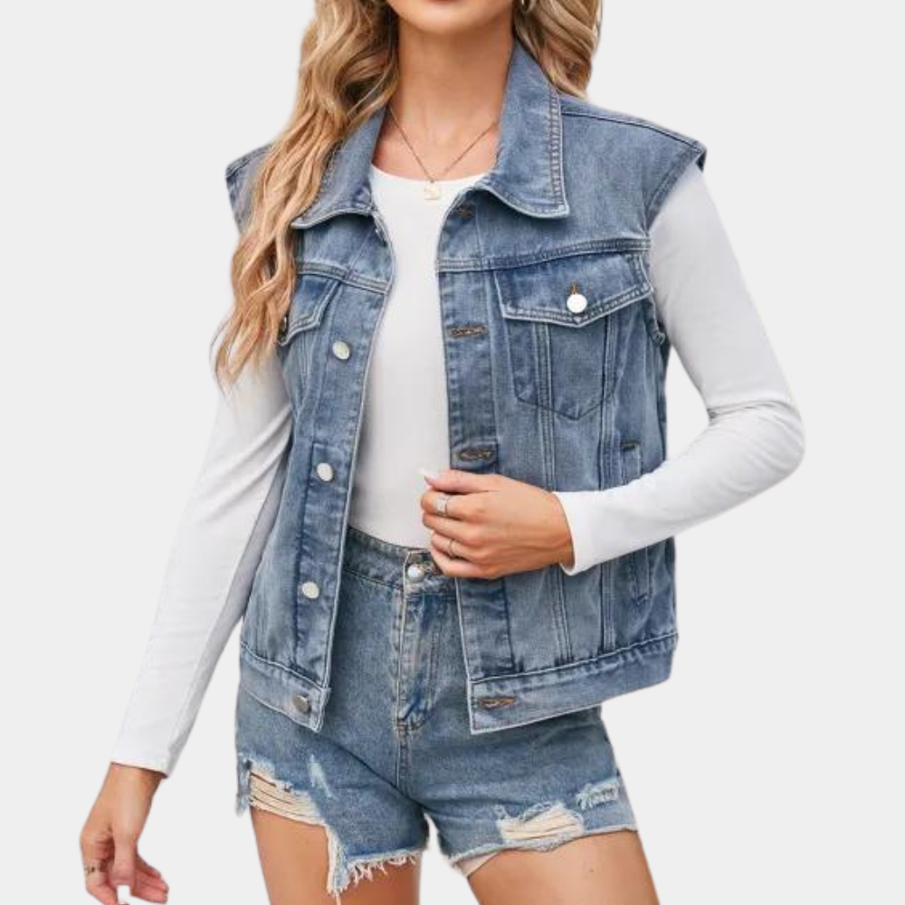 Klassiek damesvest voor de zomer