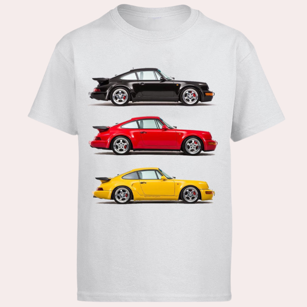 Klassiek grafisch t-shirt voor heren - Zomerse editie
