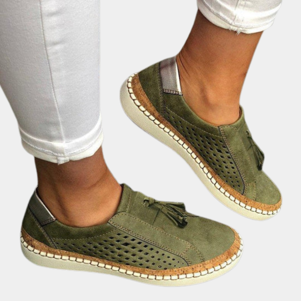 Ademende dames loafers voor de zomer