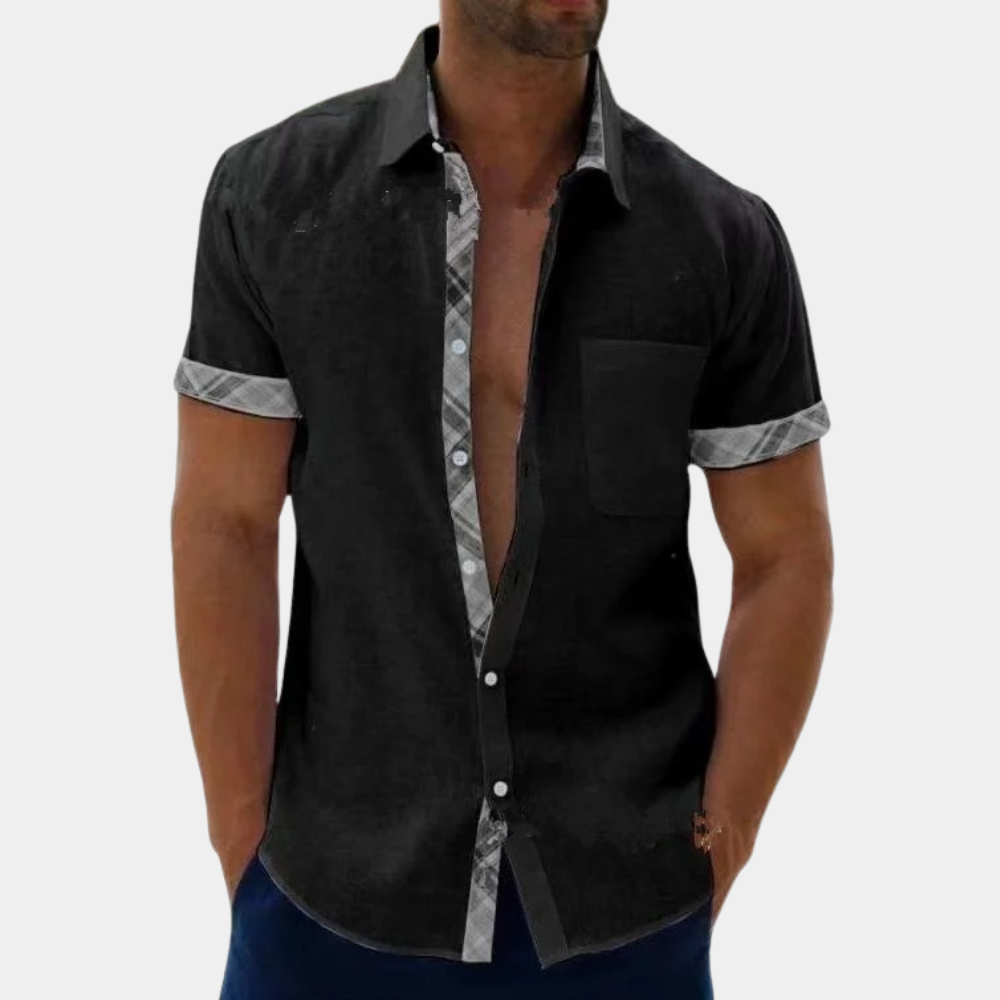 Adrean - Casual en lichtgewicht herenoverhemd voor de zomer