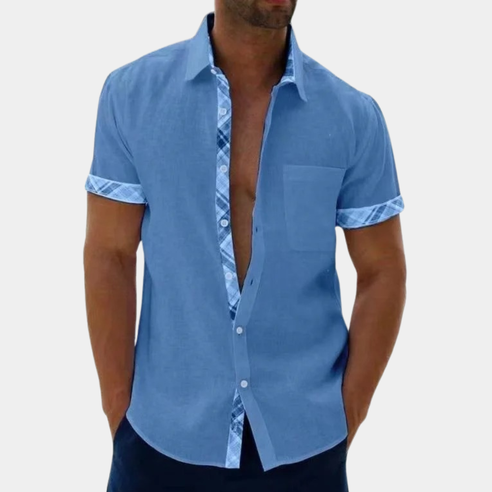 Adrean - Casual en lichtgewicht herenoverhemd voor de zomer