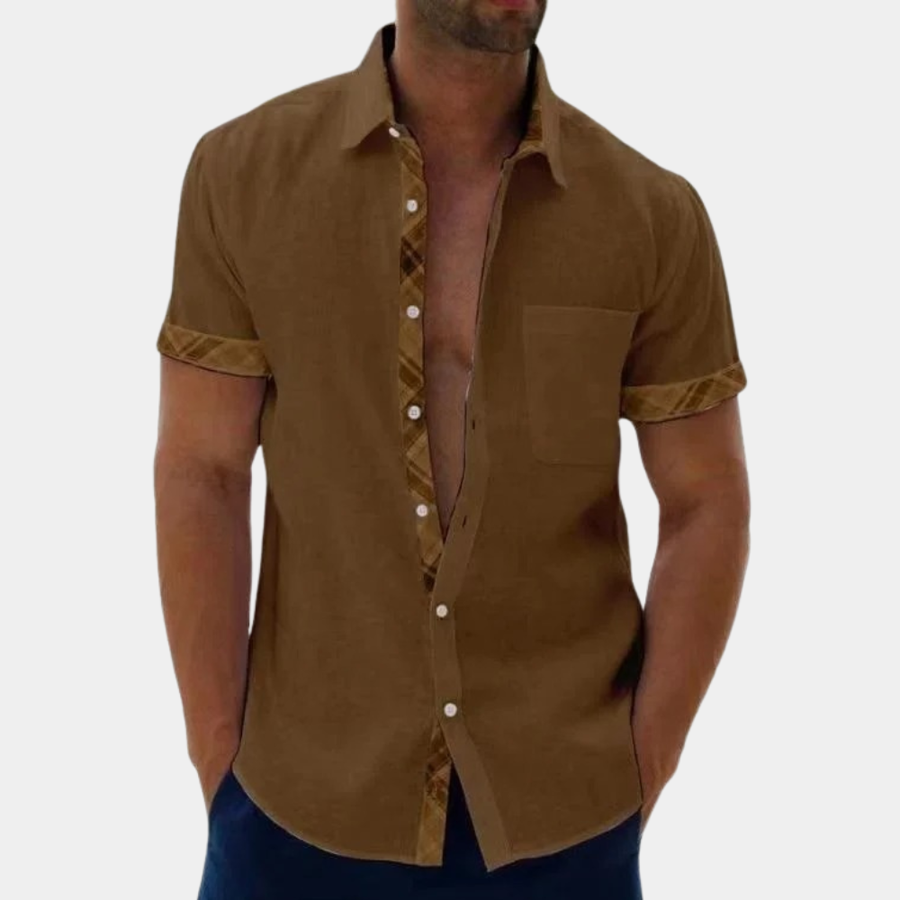Adrean - Casual en lichtgewicht herenoverhemd voor de zomer