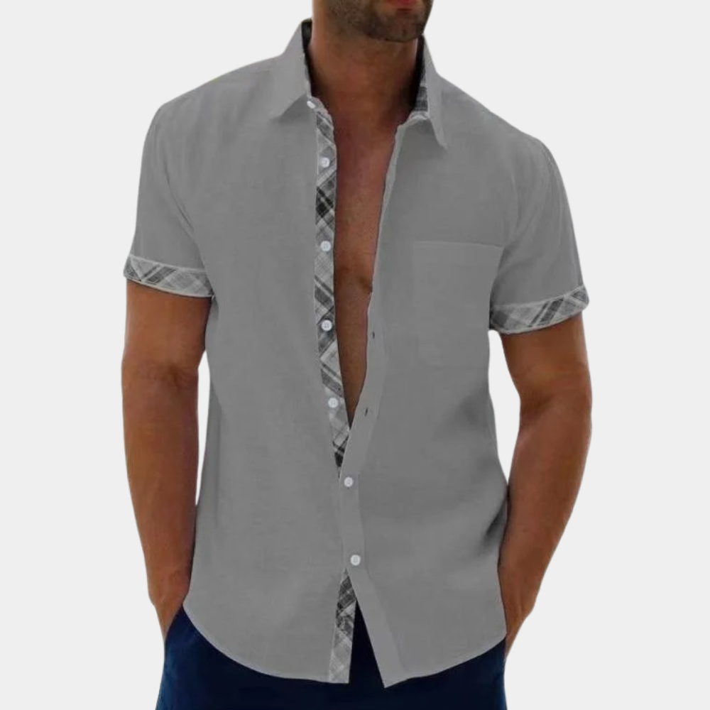 Adrean - Casual en lichtgewicht herenoverhemd voor de zomer