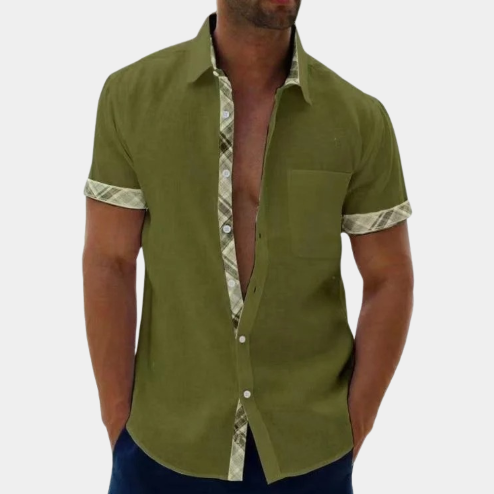 Adrean - Casual en lichtgewicht herenoverhemd voor de zomer