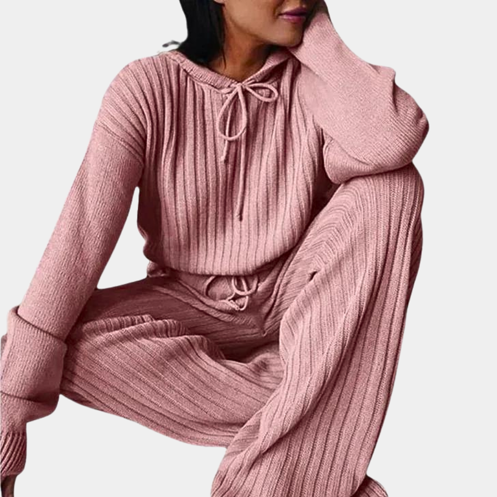 Kristina - Luxe Gebreide 2-delige Damesset voor de Zomer