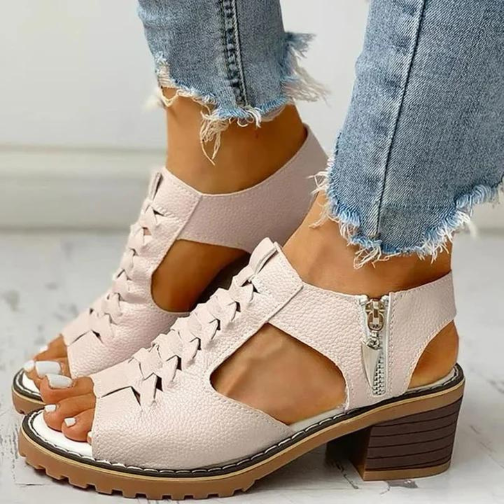 Anelo - Modieuze gevlochten zomersandalen voor dames - Perfect voor Lente en Zomer