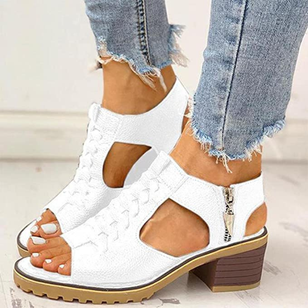 Anelo - Modieuze gevlochten zomersandalen voor dames - Perfect voor Lente en Zomer