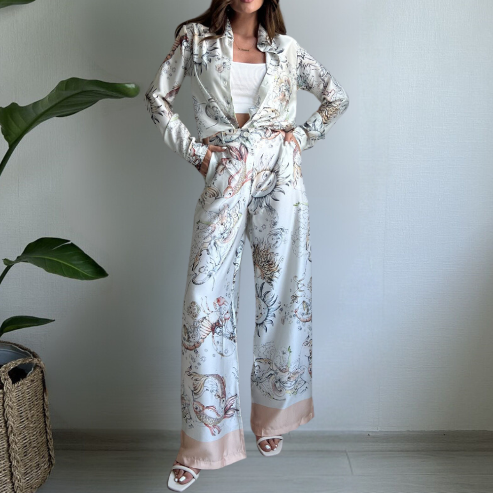 Jazzlyn - Trendy en Comfortabele 2-delige Damesset voor de Zomer