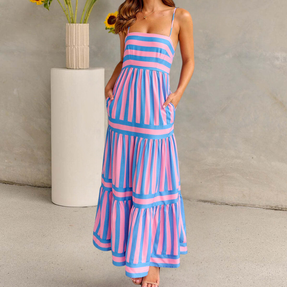 Juliana - Elegante Maxi Zomerjurk voor Vrouwen